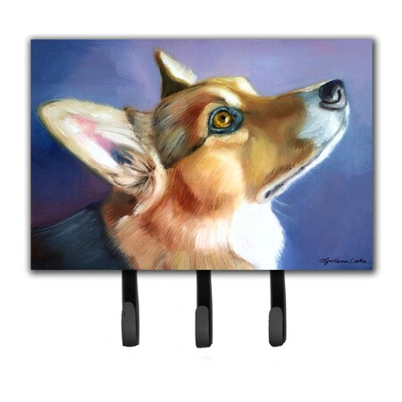 Carolines Treasures Corgi Devotion Leash or Key Holder 7405TH68